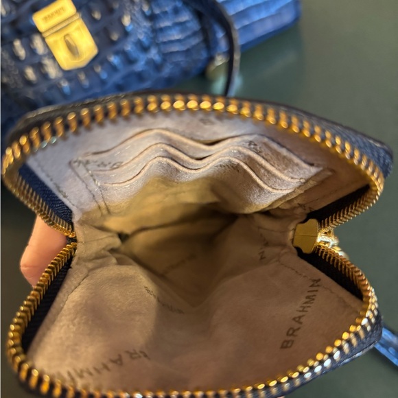 Brahmin Navy Bridget and Wallet - Picture 11 of 12